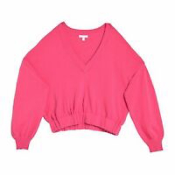 Abound Sweaters - NWT Abound V-neck Knit sweater Pink Magenta Medium